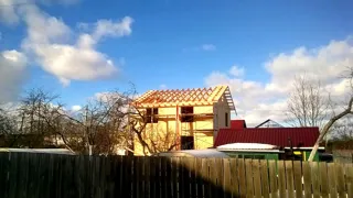 Özel projeli ev, Obninsk: çatı