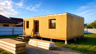Haus 58,41 m² nach individuellem Projekt, Gebiet Moskau: Wandmontage