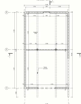 Haus 76 m² nach individuellem Projekt, Dorf Tulchino: Projektgrundriss