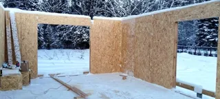 217 m² ev, “Toronto” projesi, Padikovo köyü: duvar montajı