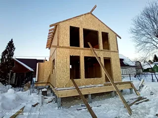 75 m² ev, özel proje, Severnyy kasabası: ikinci kat ve çatı katı