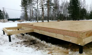 Haus nach Projekt „Metschta pl.4“, Region Twer: SIP-Boden auf Höhe 0