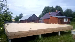 Haus 70 m² nach Projekt „Finnisch 70“, Siedlung Kolobovo: SIP-Boden auf Höhe 0