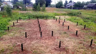 Haus nach individuellem Projekt, Dorf Fedosovo: Fundament und Grundrahmen