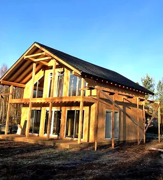 Haus 182 m², individuelles Projekt, SNT „Wajsijoki“: fertiges Haus