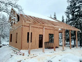 Özel projeli ev, Murmansk: çatı