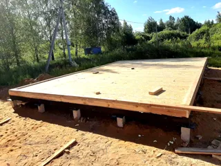 Haus nach Projekt „Mistika - S2.8“, Siedlung Nekrasovskoe: SIP-Boden auf Höhe 0