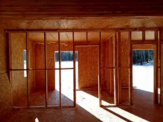 Haus nach Projekt „Jaroslawl“, Dorf Karmanovo: Innenwände