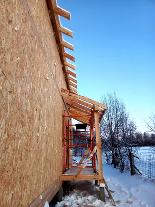 Haus 163 m², individuelles Projekt, Dorf Turabevo: Obergeschoss und Dachgeschoss