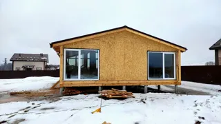 House based on the “Chalet-100 2150” design, Ivanovo Region: completed house