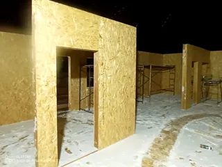 102 m² ev, “Korsar - K2.8” projesi, Markovo köyü: iç bölme duvarlar