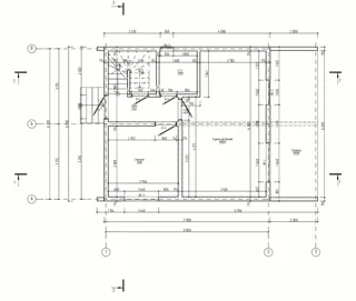 Haus 100 m² nach individuellem Projekt, Dorf Babaikha: Projektgrundriss