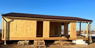 87 m² ev, özel proje, “Rıbolovo” sitesi: tamamlanmış ev