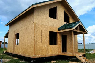 Haus nach Projekt „Bris“, Cottage-Siedlung „Schaworonki“: fertiges Gebäude
