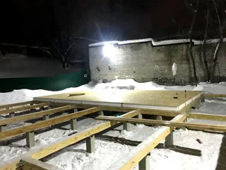 Haus 263 m² nach individuellem Projekt, Nizhniy Novgorod: Fundament und Grundrahmen