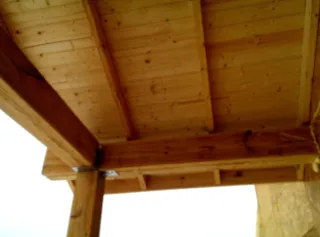 Haus nach Projekt „Sefir“, Dorf Kadnikovo: Dach