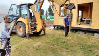 Haus nach Projekt „Sarja“, Kazan: Lieferung des Hausbausatzes