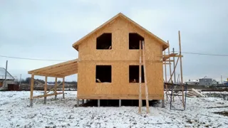 A 135 m² house built to the “Vstrecha” design, Kostroma Region