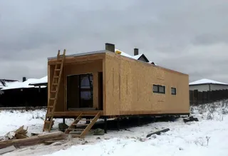 “Ochag” projesine göre ev, Sokolovo köyü: tamamlanmış ev