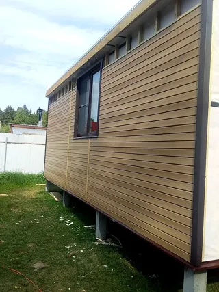 House based on the “N4O-54” design, Dubovo village: completed house