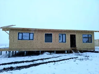 130 m² house built to a custom design, Ovchukhi village: completed house