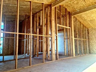 98 m² house, “Half-timbered 98” design, Rogovitsy village: interior partitions