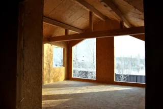 Haus nach Projekt „Arizona“, Gebiet Nischni Nowgorod: Innenwände