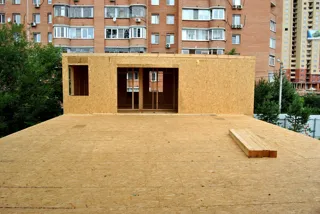 Haus nach Projekt „Pegas-2“, Gebiet Moskau: Wandmontage