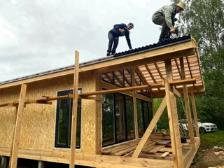 Haus 64 m² nach individuellem Projekt, Dorf Seltso-Podelyshevo: Fertiges Haus