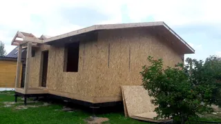 Haus nach individuellem Entwurf, Gartengemeinschaft SNT „Sarja“: Wandmontage