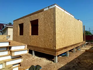 Haus 114,6 m² nach Projekt „Musa“, Kostroma: Wände des Erdgeschosses