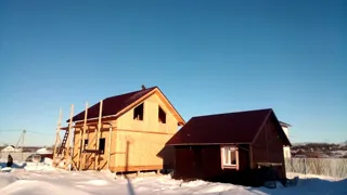 Haus nach Projekt „Vilnius“, Dorf Chernukha: Fertiges Haus