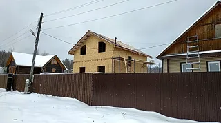 Custom-design house, Patrikeevo village: second floor and attic floor