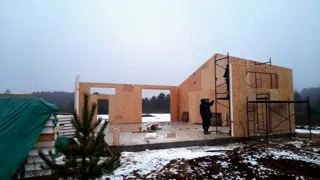 Garage nach individuellem Projekt, Gebiet Iwanowo: Wandmontage