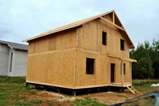 Haus nach Projekt „Sokol - 2“, Dorf Krivtsovo: Fertiges Haus