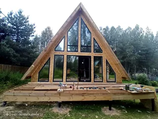 Haus nach individuellem Entwurf, Region Jaroslawl: Fenster und Türen