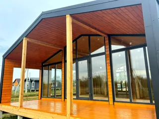 “Barnhouse 76.1” projesine göre ev, Strelnikovo köyü: tamamlanmış ev