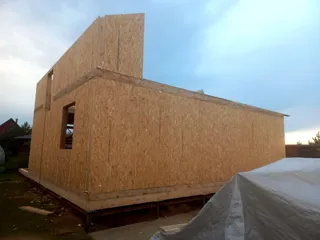 Haus 188 m² nach individuellem Projekt, Dorf Ivanovskoe: Wandmontage