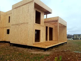 Haus nach Projekt „Grafit“, Siedlung Lyubashino: Fertiges Haus