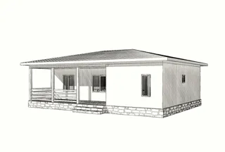 92 m² ev, “Randevu 2” projesi, “SN Lopatino” SNT: proje görselleştirmesi
