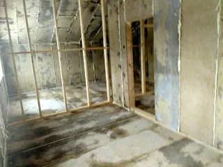 Haus nach individuellem Projekt, Dorf Greshnevo: Trennwände