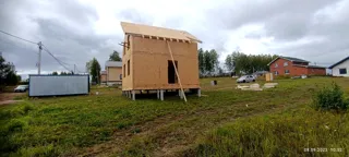 83,4 m² ev, “Avdeevo” projesi, Kstovo: duvar montajı