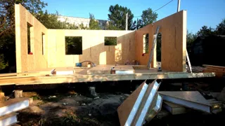 Haus nach Projekt „Gamma“, Gebiet Kostroma: Wandmontage