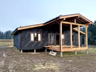 Custom-design house, Moscow Region: finished building