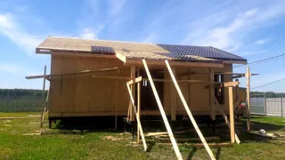Haus nach Projekt „Finnisch 70“, Gebiet Moskau: Dach