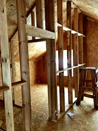 Haus nach Projekt „Awdeewo“, Siedlung Berezovka: Innenwände