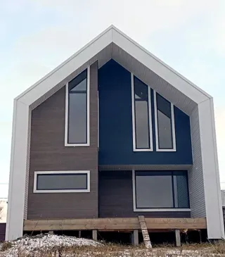 Haus 221,5 m² nach individuellem Projekt, Dorf Yusupovo: Fertiges Haus