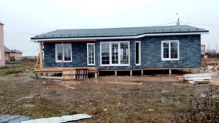 Haus 143 m², Projekt „Wuokatti“, Gebiet Kostroma: fertiges Haus