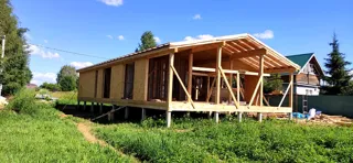 Haus 145 m² nach individuellem Projekt, Siedlung Volga: Wandmontage