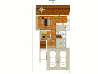 Haus nach Projekt „Grafit“, Siedlung Lyubashino: Projektgrundriss